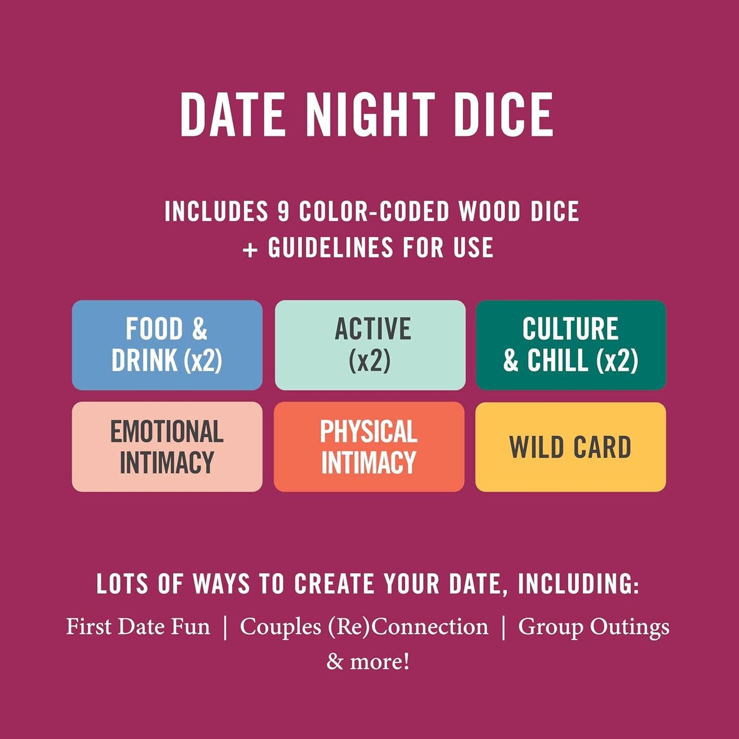 Inspiration for Fun & Flirty Dates - Dice