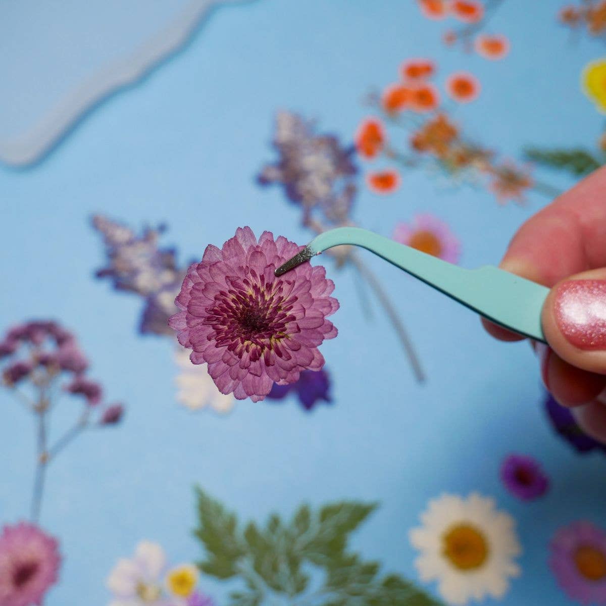 Floral Resin Serving Tray Craft Kit