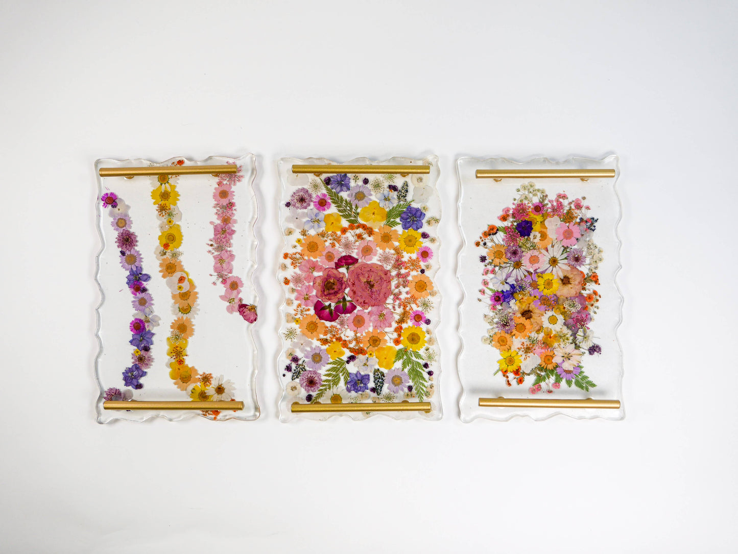Floral Resin Serving Tray Craft Kit