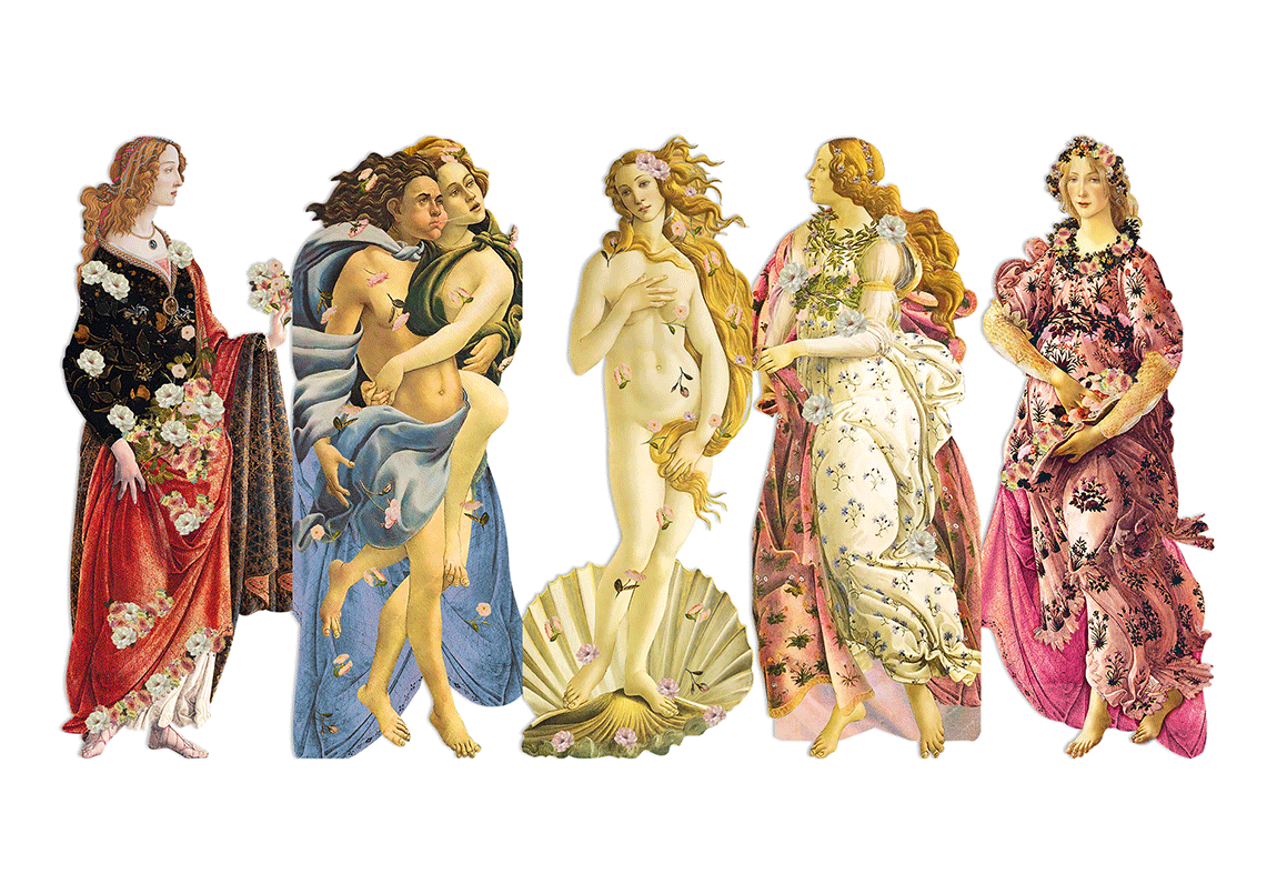 Mon Petit Art;  Botticelli Bookmarks
