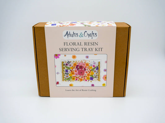 Floral Resin Serving Tray Craft Kit